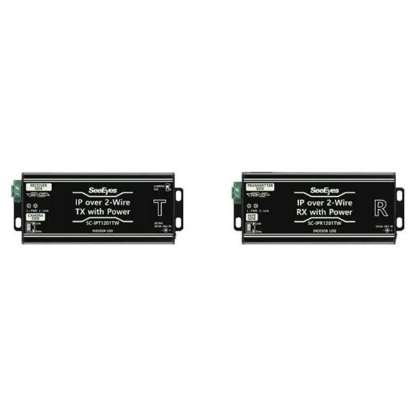 SeeEyes SC-IPC1201TW, 2-Draht IP Übertragungs Set PoE