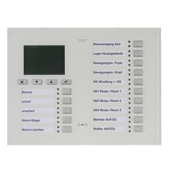 Honeywell 013001, LED/LCD Bedienteil f. MB-Secure, weiß