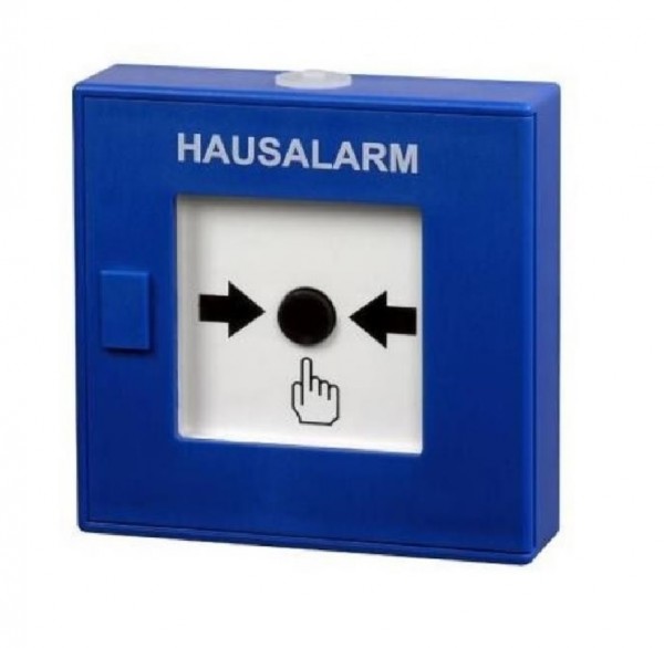ASL-Ademco Hausalarm-Handmelder blau für Innenbereich