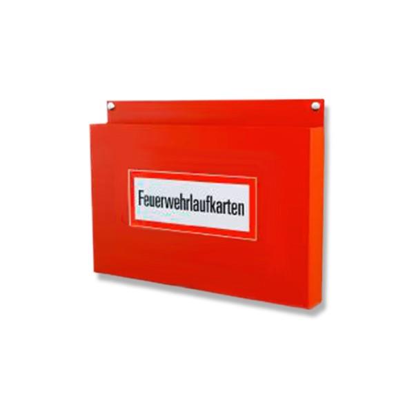 Notifier FLKH-3Q-60, Feuerwehrlaufkartenhalter für 50 Karten im DIN A3-Querformat