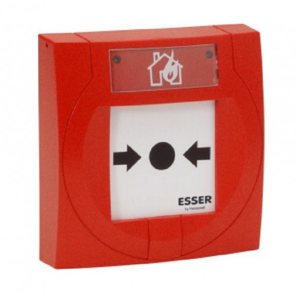 ESSER 804971, IQ8MCP Handfeuermelder, rot mit Glasscheibe