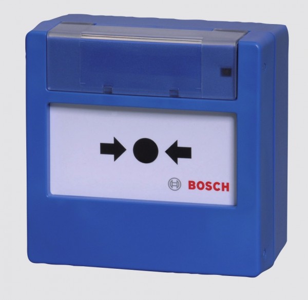 BOSCH FMC-300RW-GSGBU, Handfeuermelder blau mit Glasscheibe