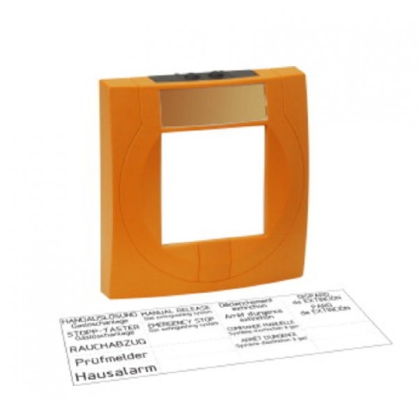 ESSER 704903, oranges Melder-Gehäuse Kunststoff mit Glas